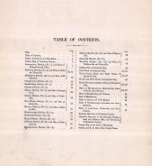 Table of Contents, Frederick County 1873
